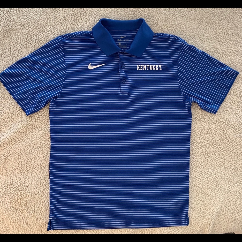 Nike University of Kentucky Golf Polo, Size Small.